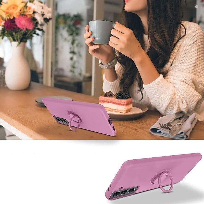 Etui Ring Fiber do Samsung Galaxy S24 - 3 kolory