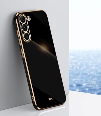 Etui XINLI Gold do Samsung Galaxy S24 - Czarny