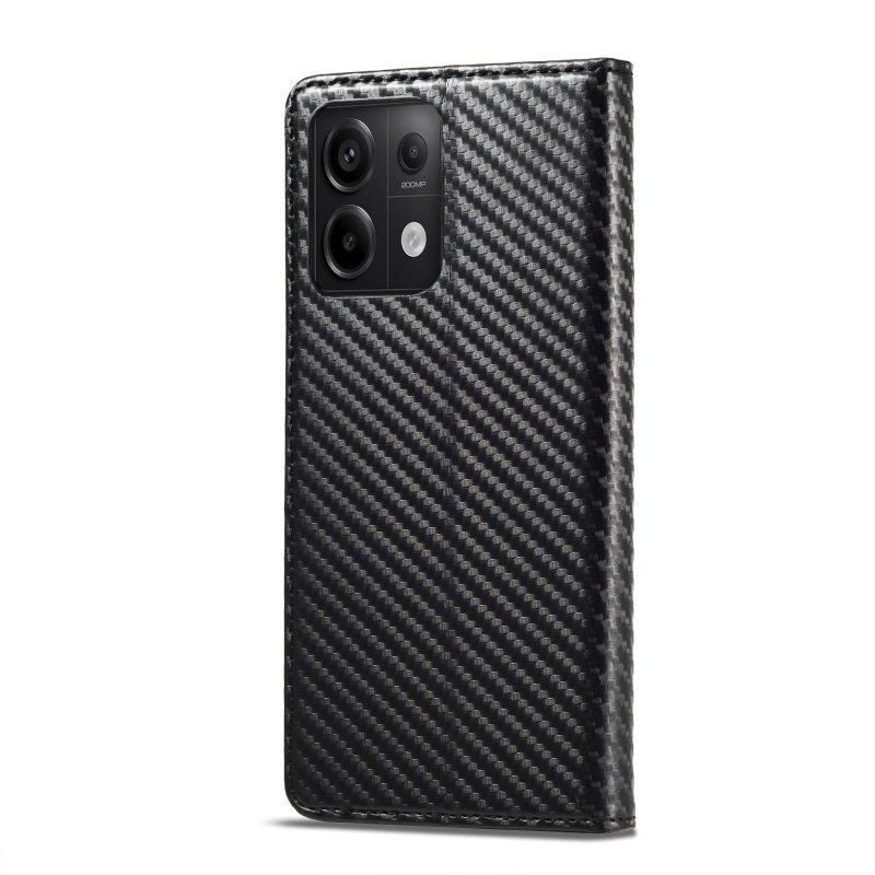 Etui Carbon Fiber Wallet do Xiaomi Redmi Note 13 5G