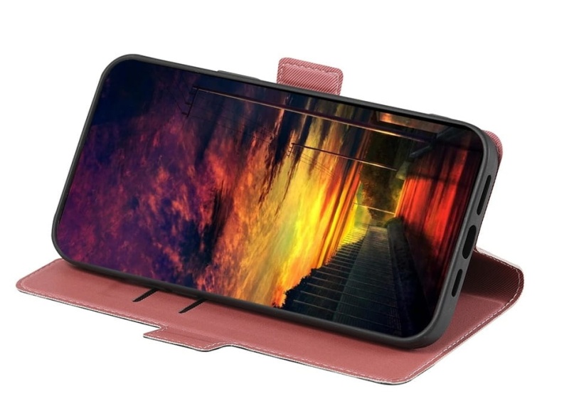 Etui Texture Wallet do Motorole Edge 30 Neo