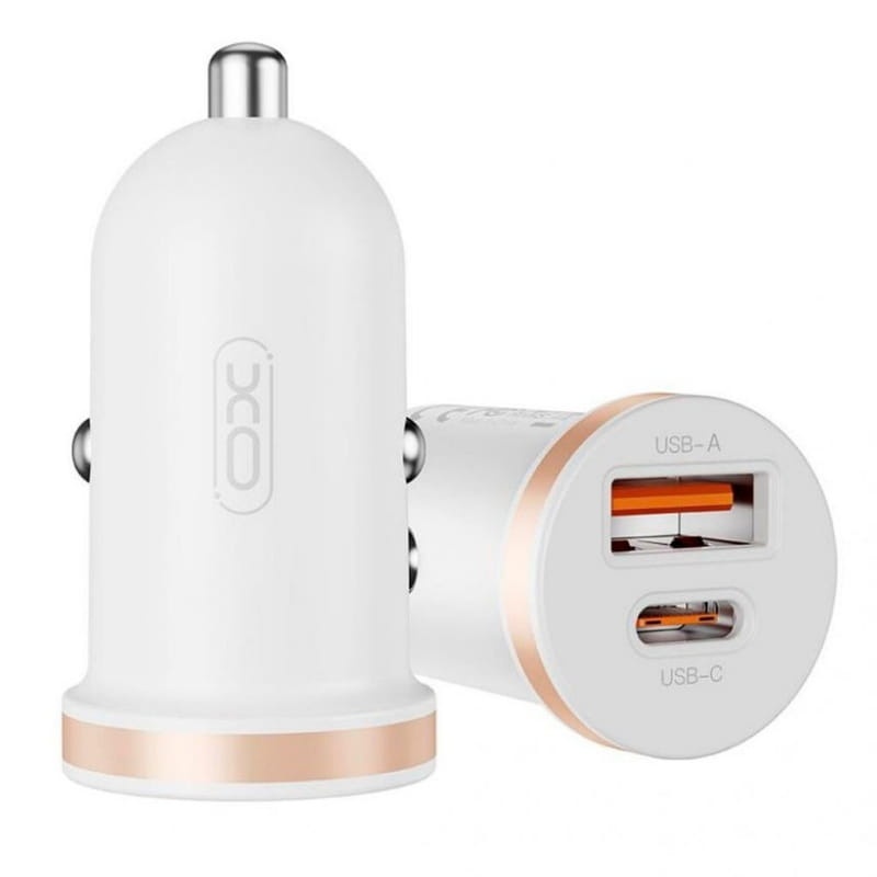 Ładowarka samochodowa XO CC56 - 30W PD + kabel USB-C