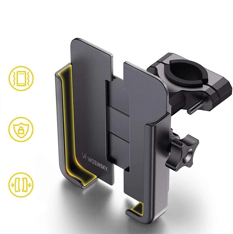 Metalowy uchwyt na telefon do roweru WBHBK3