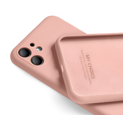 Etui Fiber Case do Apple iPhone 12 Mini - Różowy