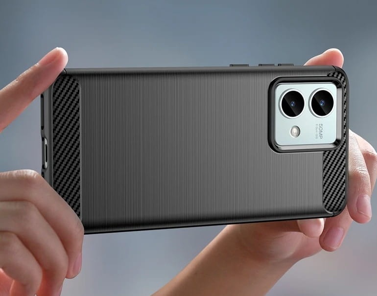 Etui Rug Carbon Case do Motorola Moto G84