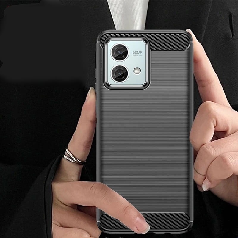 Etui Rug Carbon Case do Motorola Moto G84