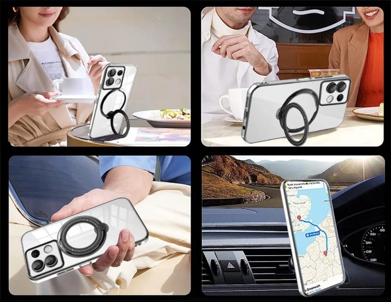 Etui Ring Mag Safe Case do Xiaomi Redmi Note 13 Pro 5G