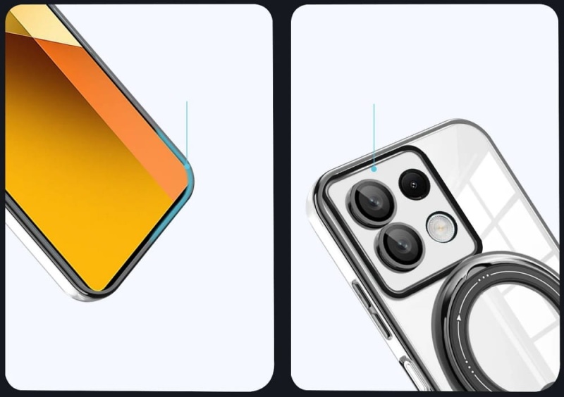 Etui Ring Mag Safe Case do Xiaomi Redmi Note 13 Pro 5G