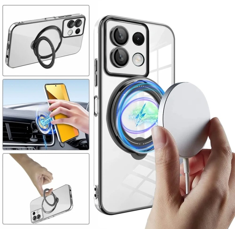 Etui Ring Mag Safe Case do Xiaomi Redmi Note 13 Pro 5G