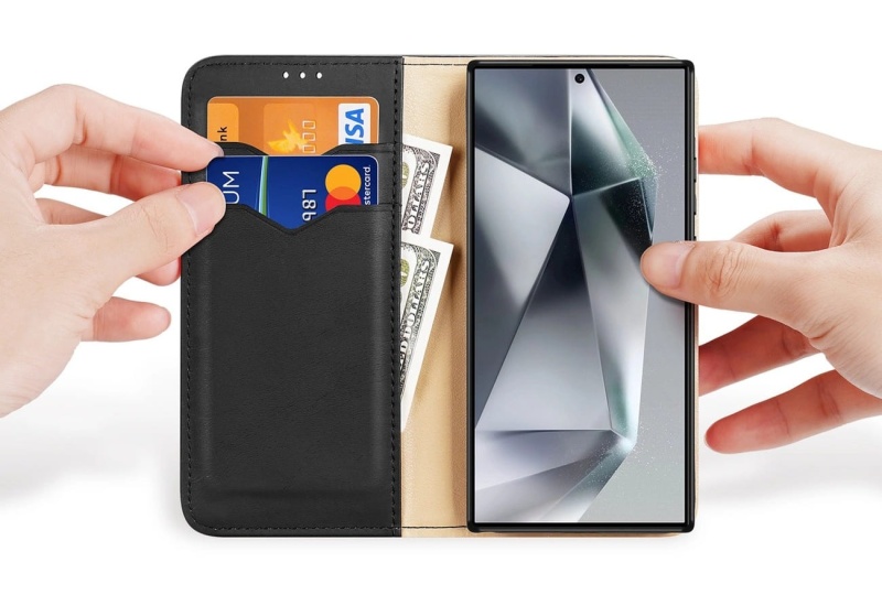 Etui ze skóry naturalnej Dux Hivo do Samsung Galaxy S24+ Plus