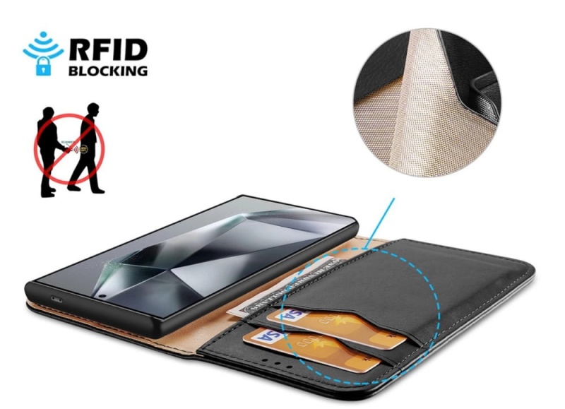 Etui ze skóry naturalnej Dux Hivo do Samsung Galaxy S24+ Plus