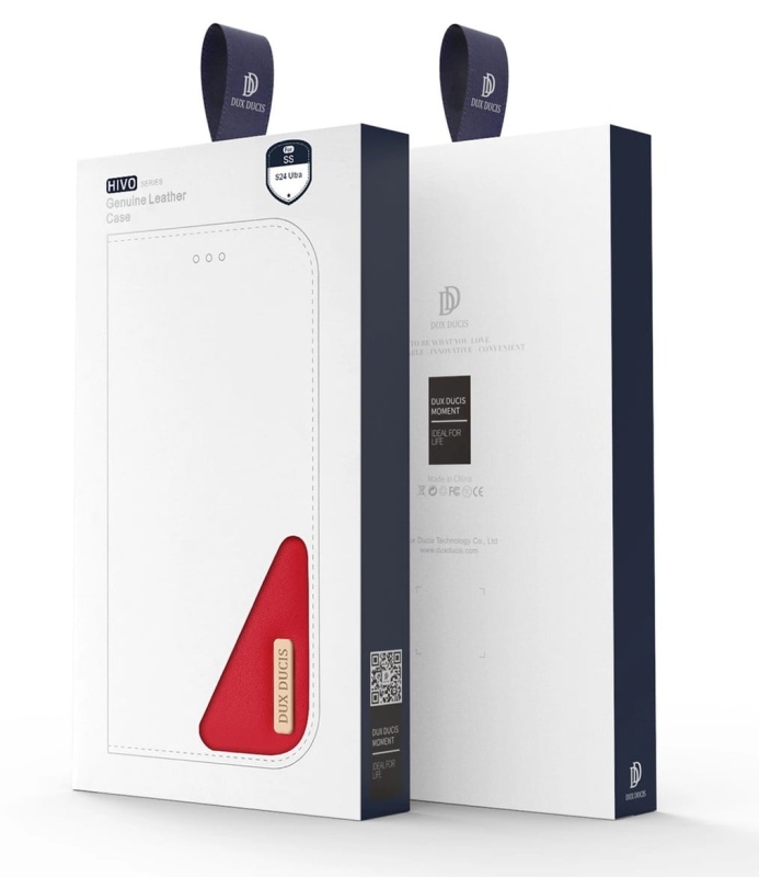 Etui ze skóry naturalnej Dux Hivo do Samsung Galaxy S24+ Plus