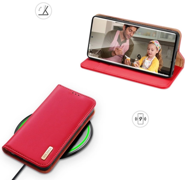 Etui ze skóry naturalnej Dux Hivo do Samsung Galaxy S24+ Plus