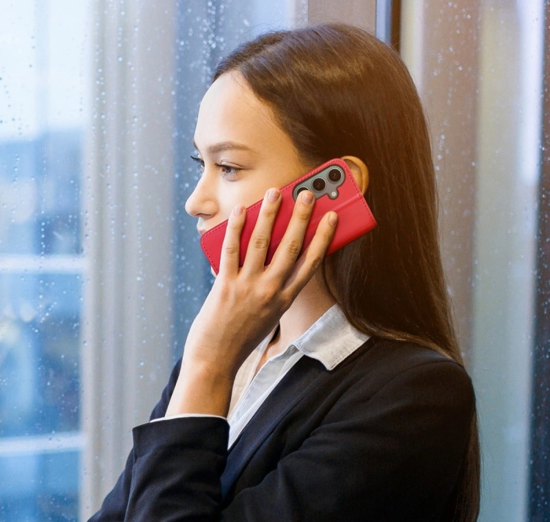 Etui ze skóry naturalnej Dux Hivo do Samsung Galaxy S24+ Plus