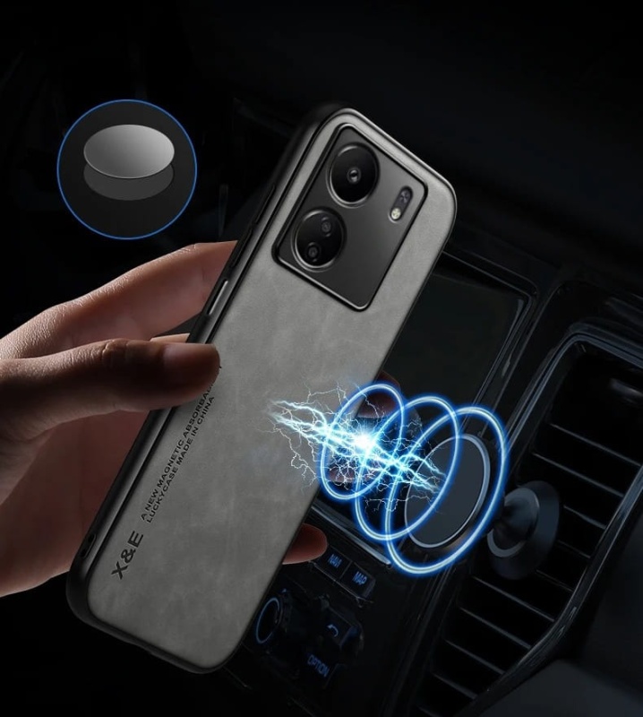 Etui X&E Leather Magnetic do Xiaomi Redmi 13C