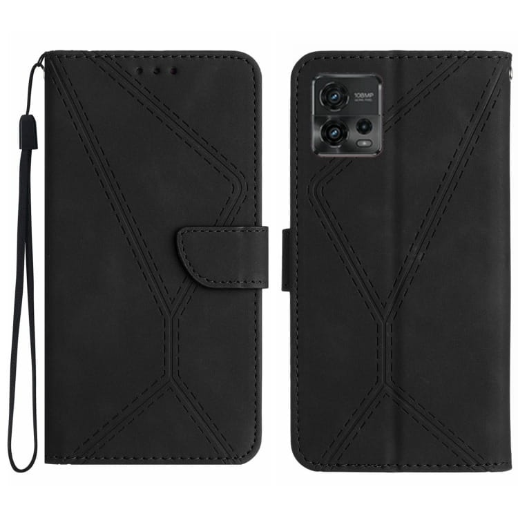Etui - Futerał Silky Wallet do Motorola Moto G72 - Czarny