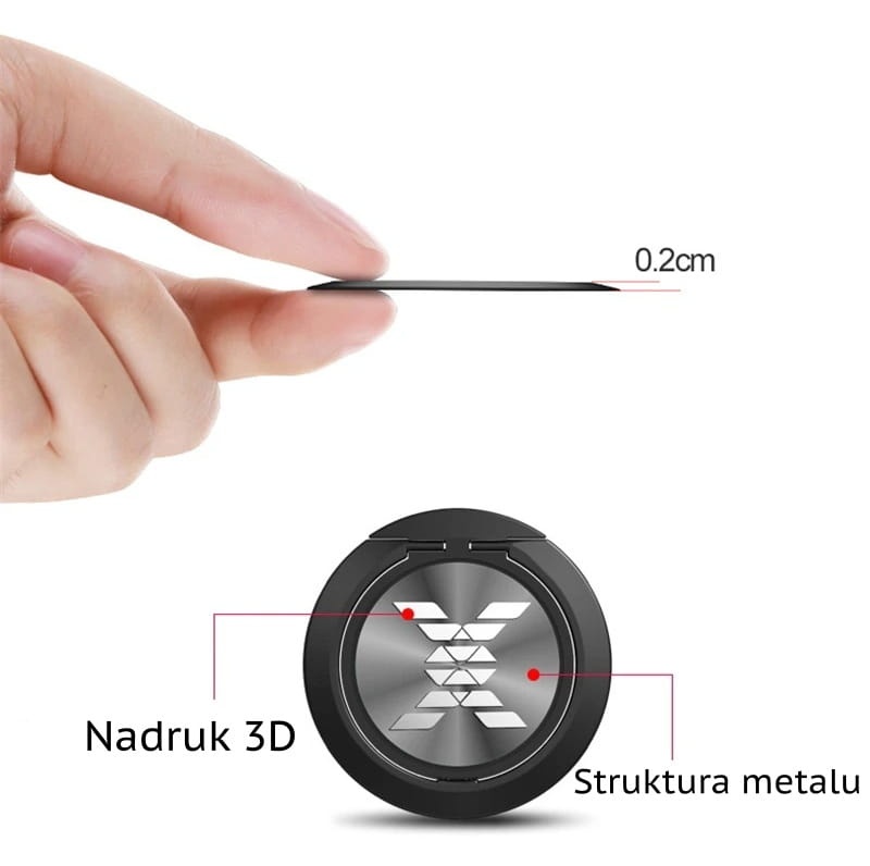 Etui Cloth Ring Case do Samsung Galaxy A54 5G