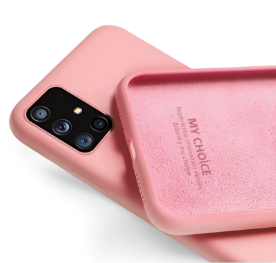 Etui Fiber Case Samsung Galaxy A51 - Różowy