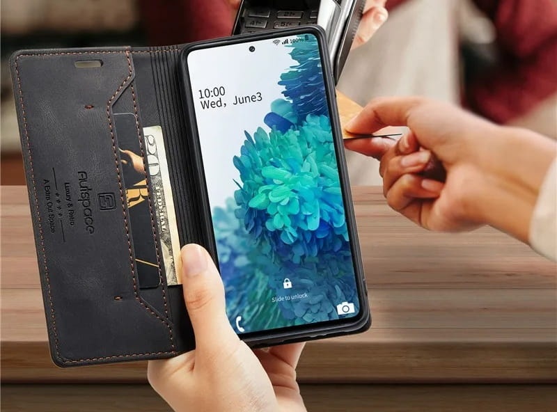 Etui z klapką - futerał AutSpace Premium do Oppo A54 5G