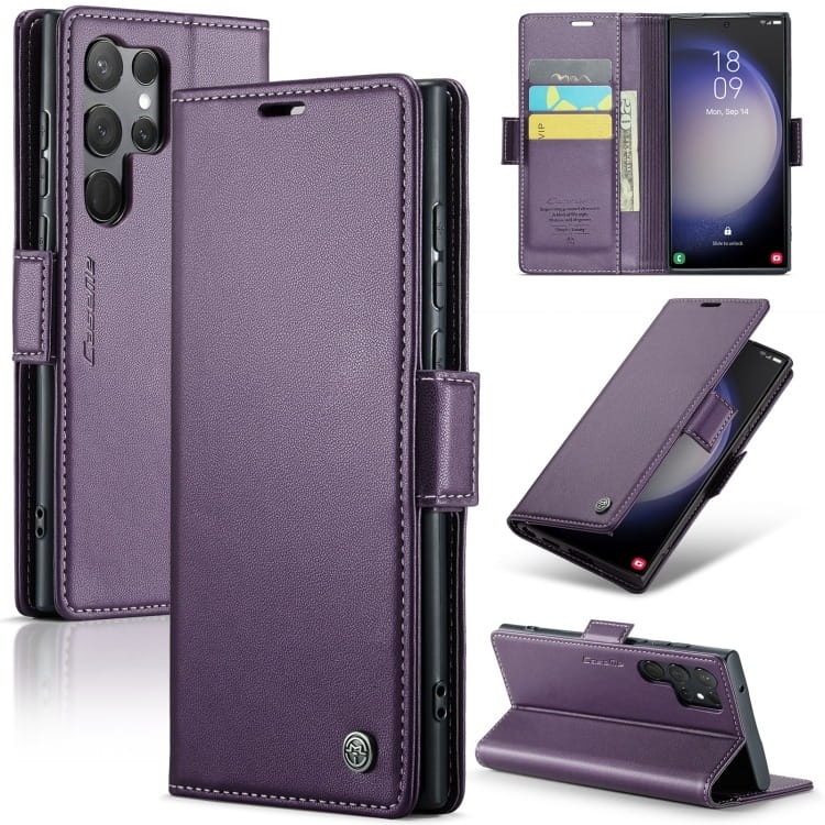 Etui CaseMe Leather do Samsung Galaxy S23 Ultra