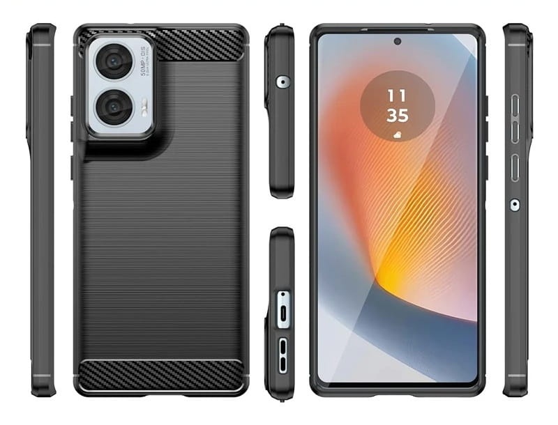 Etui pancerne Rug Carbon Case do Motorola Moto G85 5G