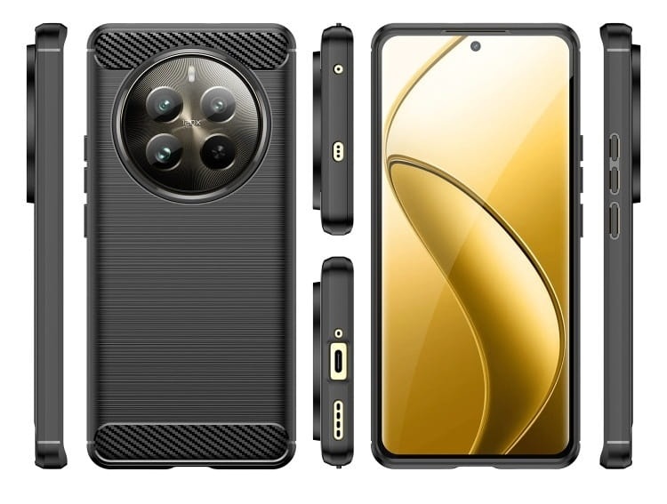 Etui pancerne Rug Carbon Case do Realme 12 Pro 5G