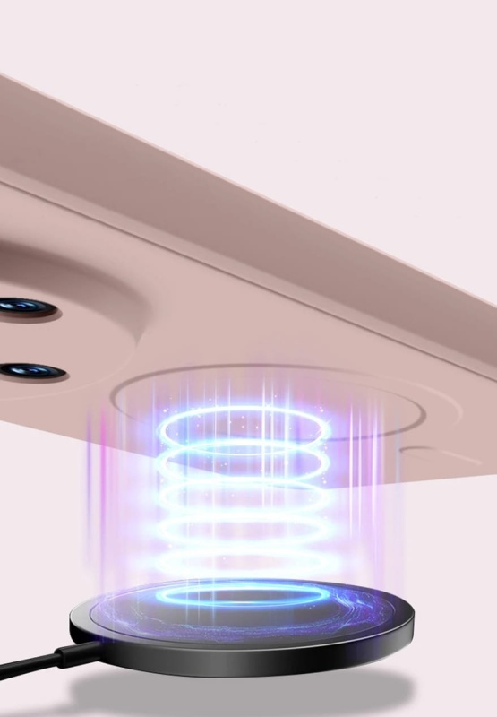 Etui Liquid Mag Safe Case do Samsung Galaxy S24 FE - Różowy