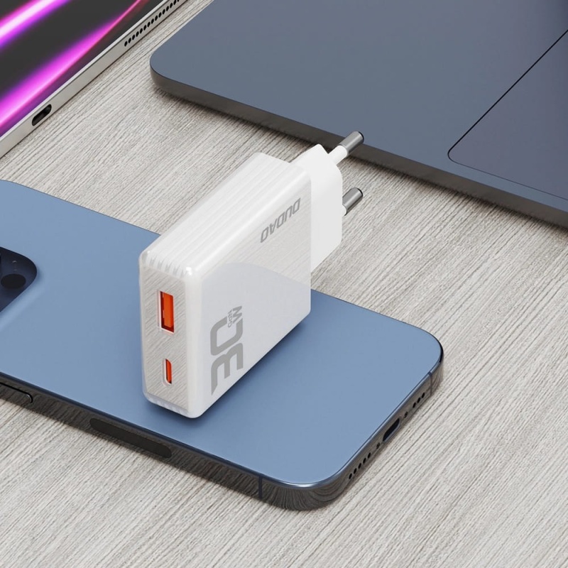 Ładowarka sieciowa Dudao A30EU - 2x USB - PD 30W GaN