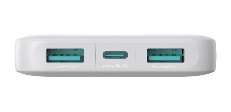 PowerBank Joyroom JR-PBF12 - 10 000mAh - 2.4A - 3x USB - Biały