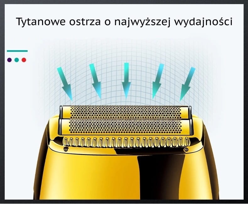 Golarka męska VGR V-399 Gold Edition - 2in1 - LCD - Barber Edition