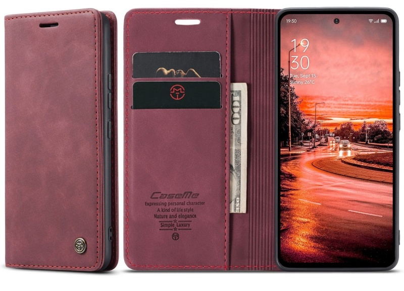 Etui z klapką CaseMe Premium do Oppo Reno 12F / FS 5G