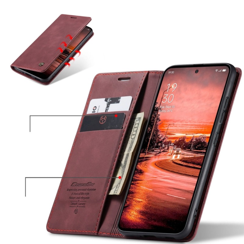 Etui z klapką CaseMe Premium do Oppo Reno 12F / FS 5G