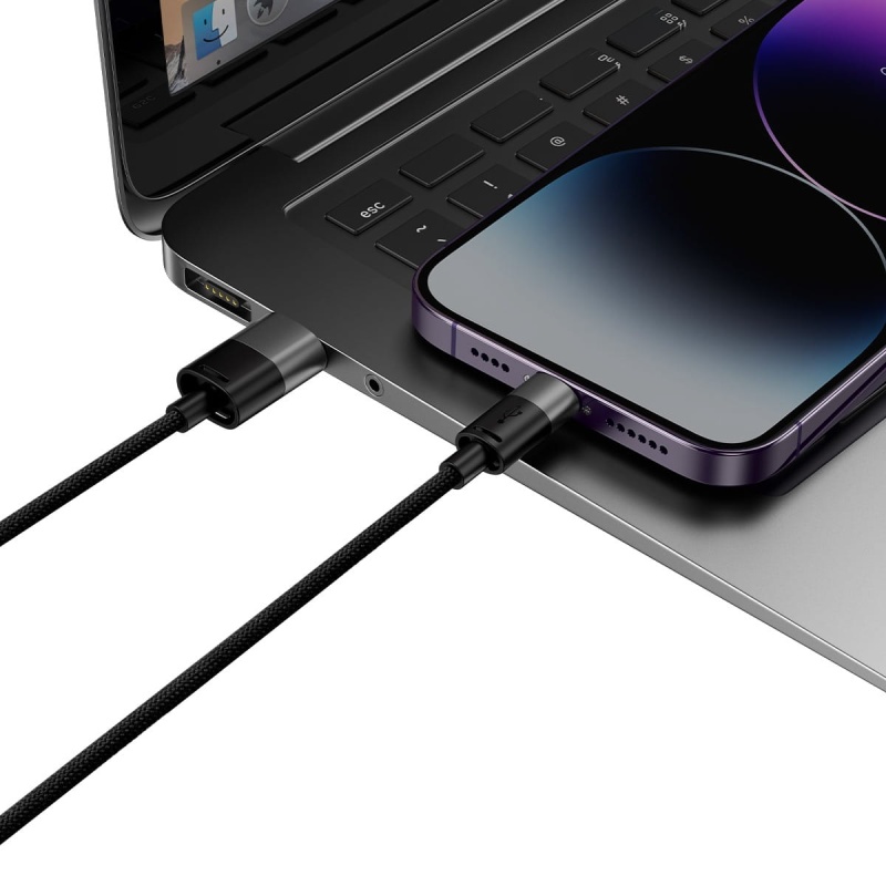 Kabel USB-C Baseus StarSpeed 3w1 - 3.5A - 1,2m
