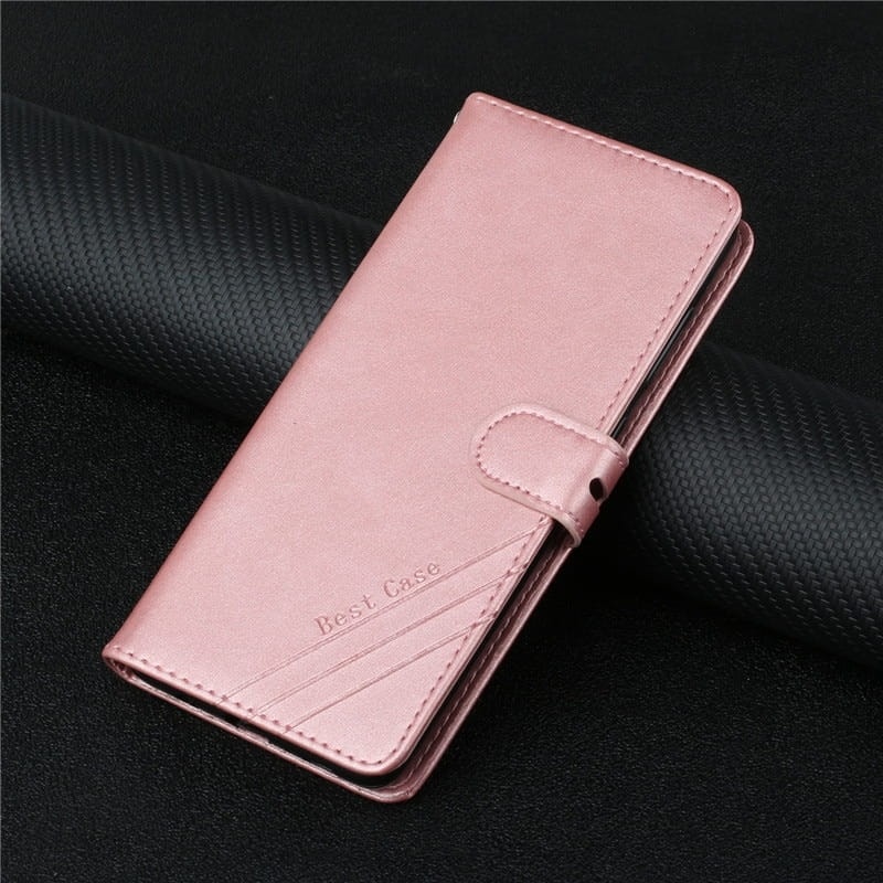 Etui BC Wallet do Motorola E20 / E30 / E40 - Różowy