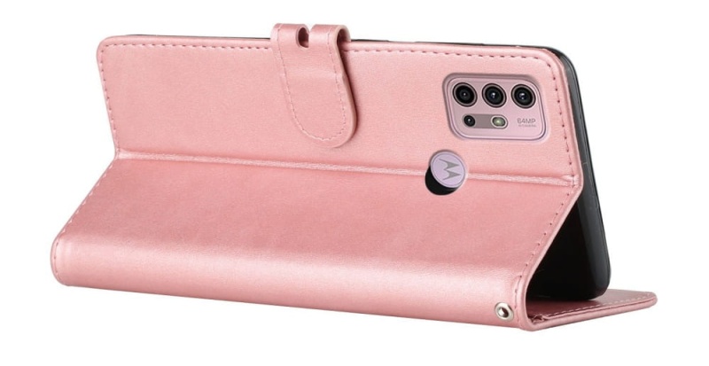 Etui BC Wallet do Motorola E20 / E30 / E40 - Różowy