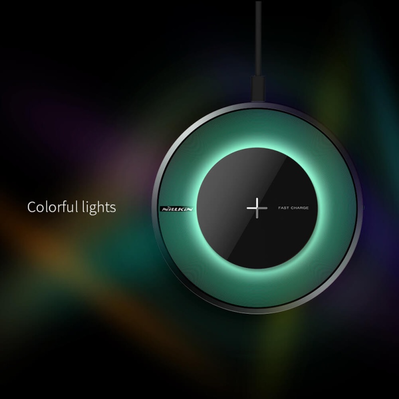 Ładowarka bezprzewodowa indukcyja Qi Nillkin Magic Disc 4 - RGB LED