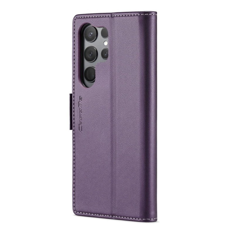 Etui CaseMe Leather do Samsung Galaxy S25 Ultra - Fioletowy