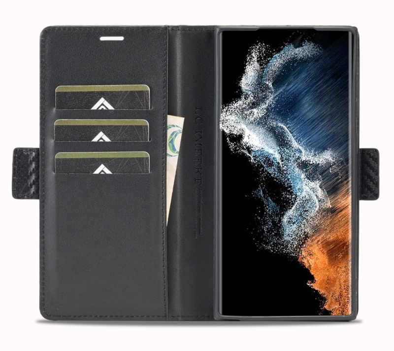 Etui Carbon Fiber Wallet do Samsung Galaxy S25 Ultra