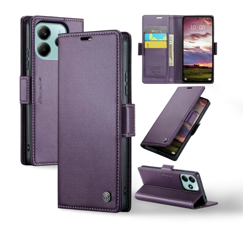 Etui CaseMe Leather do Xiaomi Redmi Note 14 5G
