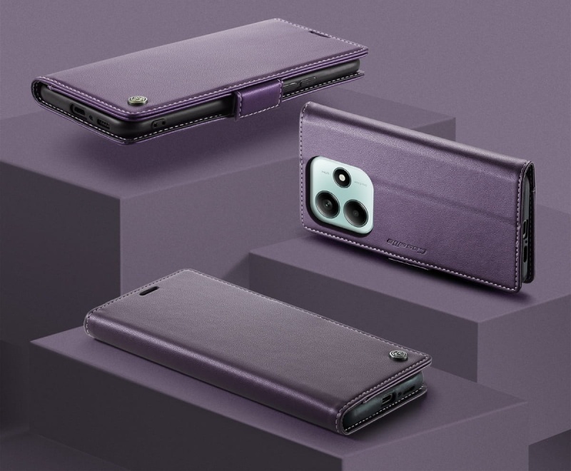 Etui CaseMe Leather do Xiaomi Redmi Note 14 5G