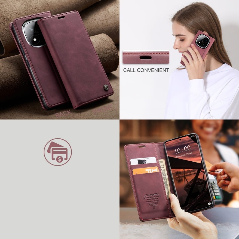 Etui z klapką CaseMe do Xiaomi Redmi Note 14 Pro 5G