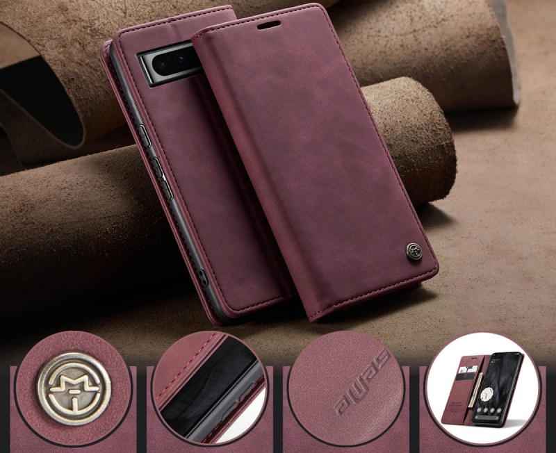 Etui z klapką CaseMe Soft do Google Pixel 8 Pro