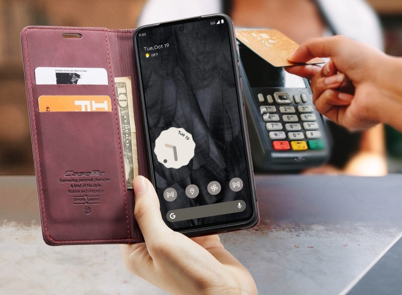 Etui z klapką CaseMe Soft do Google Pixel 8 Pro