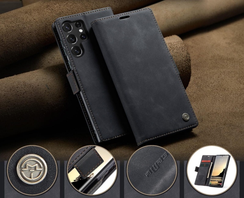Etui z klapką CaseMe Soft do Samsung Galaxy S25 Ultra