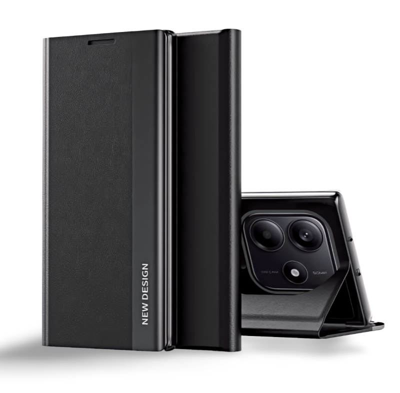 Etui z klapką Leather New do Xiaomi Redmi Note 14 5G