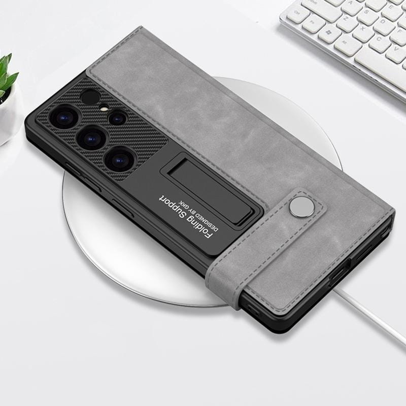 Etui z klapką GKK Flip Wallet do Samsung Galaxy S25 Ultra