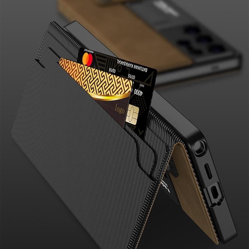 Etui z klapką GKK Flip Wallet do Samsung Galaxy S25 Ultra
