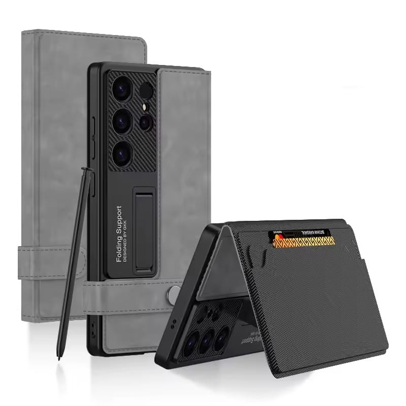 Etui z klapką GKK Flip Wallet do Samsung Galaxy S25 Ultra