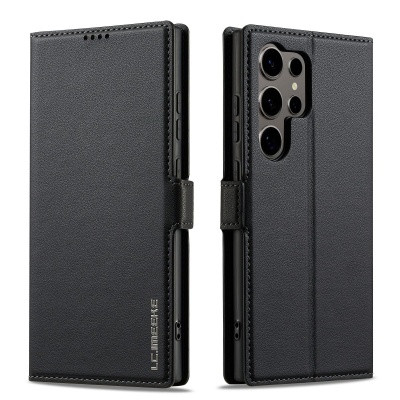 Etui portfelowe LC.IMEEKE do Samsung Galaxy S24 Ultra - Czarny