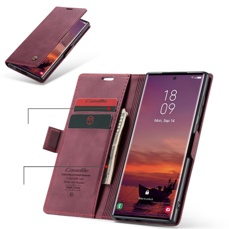 Etui z klapką CaseMe Soft do Samsung Galaxy S25 Ultra