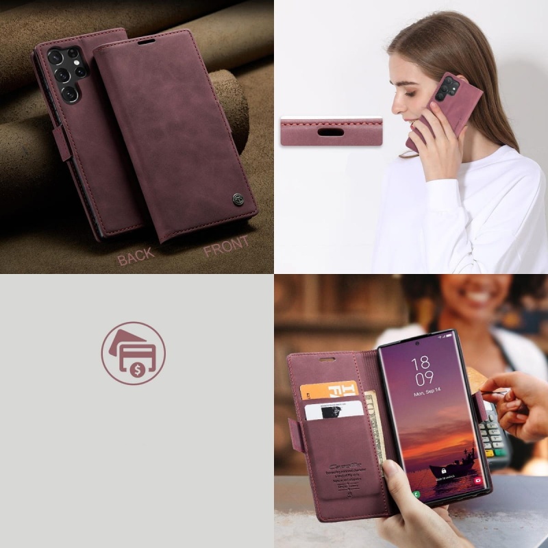 Etui z klapką CaseMe Soft do Samsung Galaxy S25 Ultra